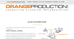 Desktop Screenshot of orange-production.de